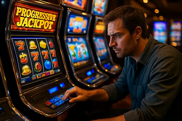 Slot-Spieler bei Nacht